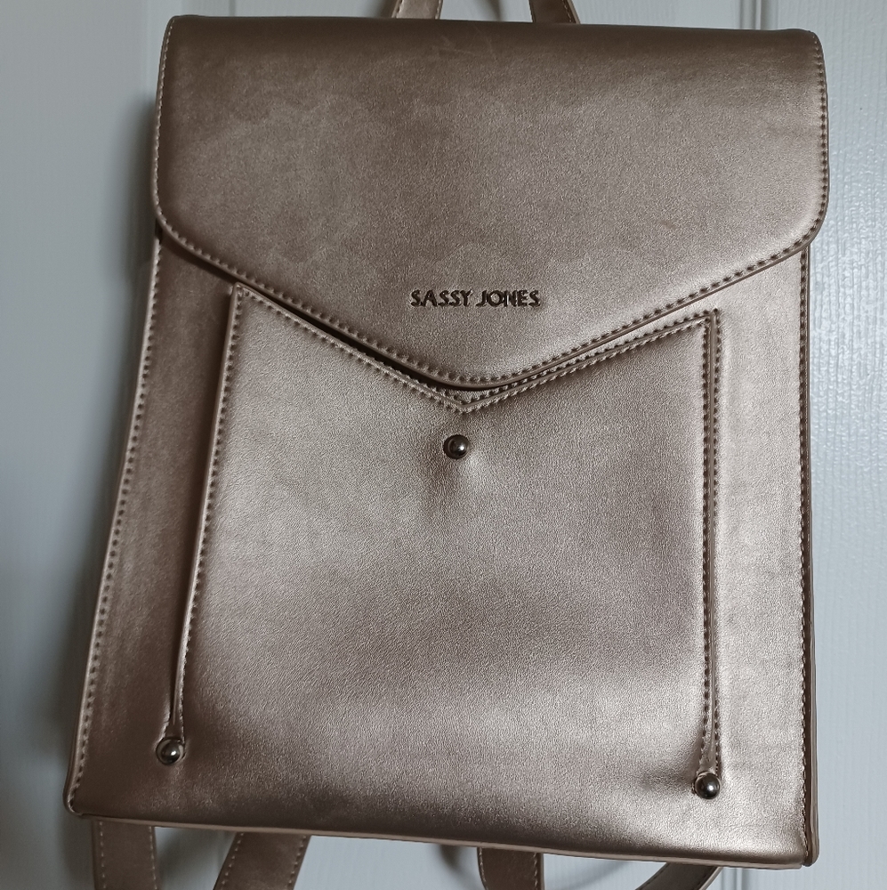 Sassy Jones Kristal Leather Backpack
